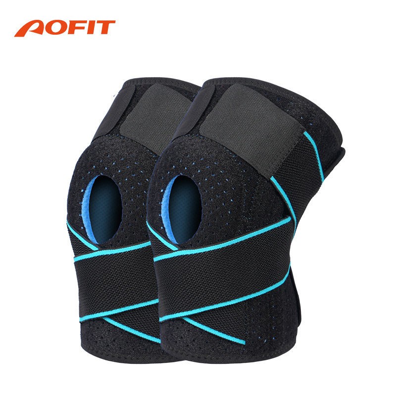 Knee Support Belt Factory - Hot Sale Adjustable Compression Knee Support Breathable Polyester Pain