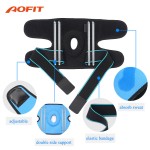 Knee Support Belt Factory - Hot Sale Adjustable Compression Knee Support Breathable Polyester Pain