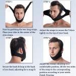 Anti Snoring Belt Factory - Wholesale Neoprene Triangle Anti Snore Breathable Jaw Support Belt Chin