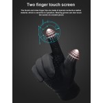 Winter Gloves Supplier - Kezhi Waterproof Touch Screen Hand Warm Thermal Cycling Riding Full Finger