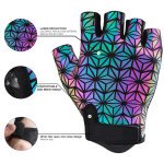 Fitness Gloves Factory - Wholesale New Fashionable Stylish 3D Printed Half-Finger Outdoor Activities