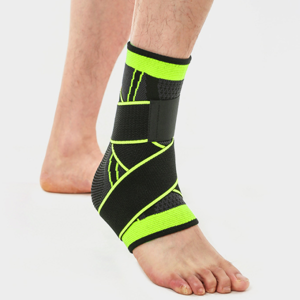 Ankle Support Supplier - Factory Price Fitness Adjustable Foot Compression Sleeve Sport Safety