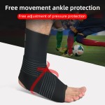 Ankle Support Factory - Sports Football Foot Sleeve Compression Ankle Brace Support With Straps