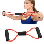 Chest Expander Factory - Body Building Gym Equipment 8-shaped Chest Expander Tension Pull Rope