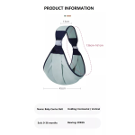 Baby Carrier Manufacturer - Best Sell Newborn Infant Ergonomic Soft Breathable Cotton Hip Carrier