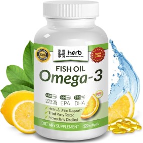 Omega-3鱼油软胶囊 - 复合维生素矿物质心脏健康补充剂（可定制私标，ODM/OEM源头工厂）
