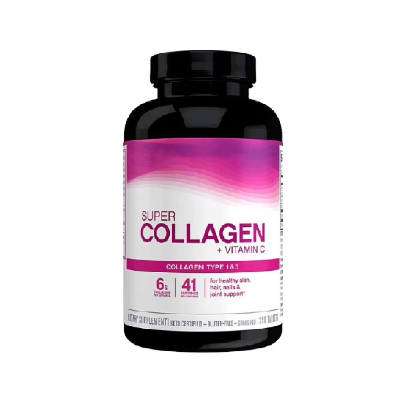 Collagen Tablets Manufacturer - OEM/ODM Super Collagen Supplement with Vitamin C Biotin & Antioxidants (For Skin Hair Nails)