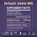 Shilajit Capsules Manufacturer - OEM/ODM Nutrition Pure Himalayan Shilajit with Fulvic Acid & Essential Minerals (Combats Fatigue)
