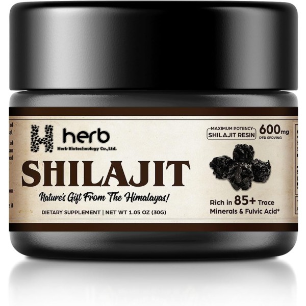 Shilajit Resin Manufacturer - OEM/ODM 800mg Gold Grade Organic Fulvic Acid Supplement (85+ Trace Minerals for Energy & Immunity)