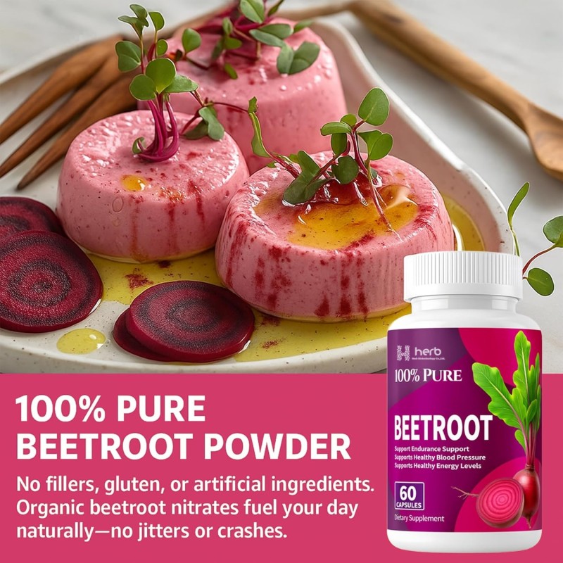 OEM/ODM Beet Root Capsules Manufacturer - Private Label Dark Cherry Flavor for Adults Blood Health Support