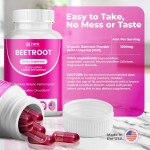 OEM/ODM Beet Root Capsules Manufacturer - Private Label Dark Cherry Flavor Herbal Supplement for Blood Nitric Oxide Flow