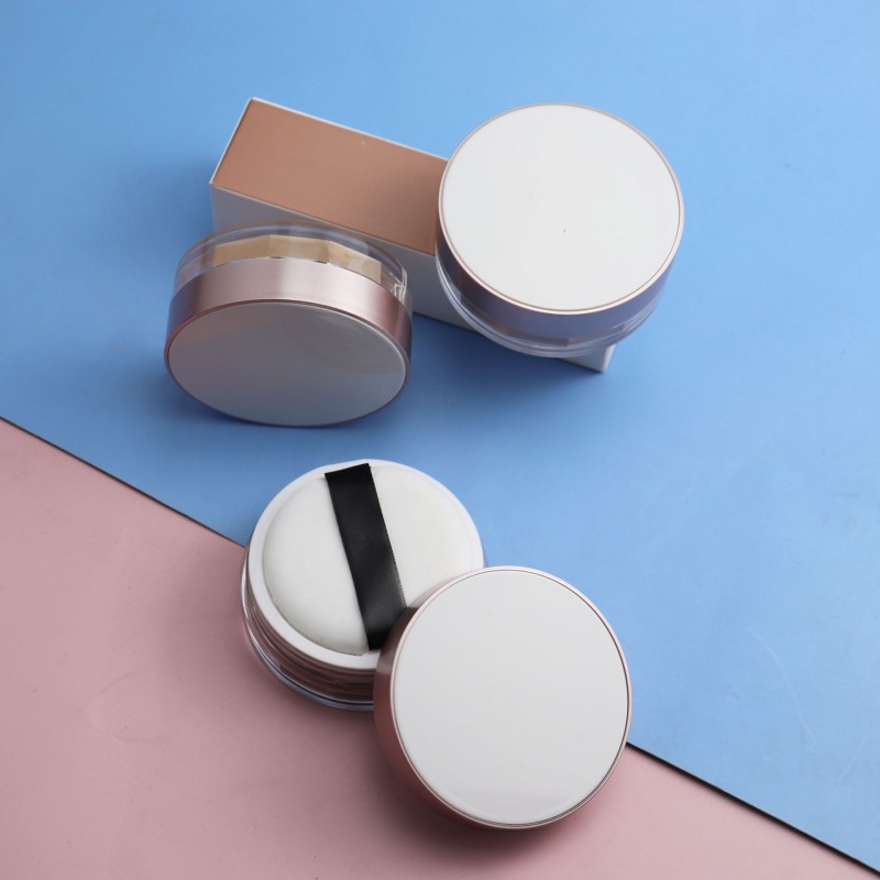 Setting Powder Manufacturer - Pink Container Private Label Cosmetics Makeup Waterproof
