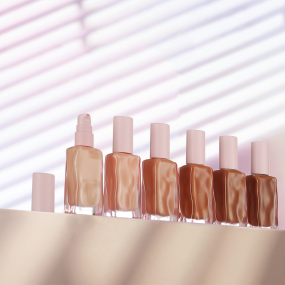 Makeup Liquid Foundation Manufacturer - 10 Color Rose Golden Black Round Waterproof