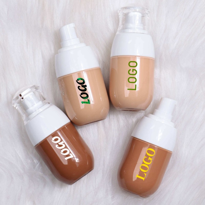 Liquid Foundation Supplier - Clear Transparent Plastic Squeeze Bottle Private Label Cosmetics