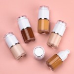 液体粉底供应商-透明塑料挤压瓶代工化妆品