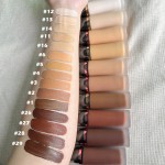 化妆品液体粉底生产厂家-玫瑰金黑色磨砂方瓶化妆品