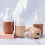 液体粉底供应商-透明塑料挤压瓶代工化妆品