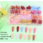 Acrylic Nails Manufacturer - High Quality Reusable Pink Nude Long Custom Press on Nails 24pcs