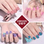 False Nail Art Supplier - New Arrival Full Cover Artificial Designed Press on Nails Shiny Glitter