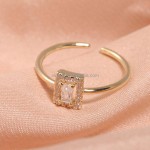 Lady Crystal Rings Supplier - Newest Lady Crystal Rings Diamond 2 Gram Gold Ring