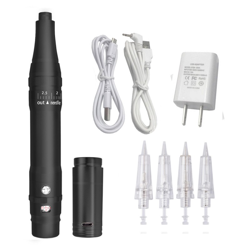 Microblading Cartridges Manufacturer - Black High Quality Wireless Eyebrows Tattoo Machine