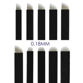 Microblading Blades Factory - Extremely Thin 0.18mm Nano Blades for 3D Embroidery Eyebrow Tattoo