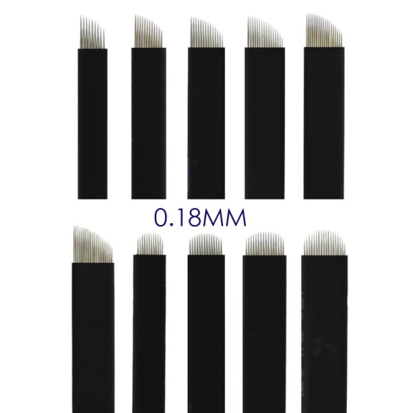 Microblading Blades Factory - Extremely Thin 0.18mm Nano Blades for 3D Embroidery Eyebrow Tattoo