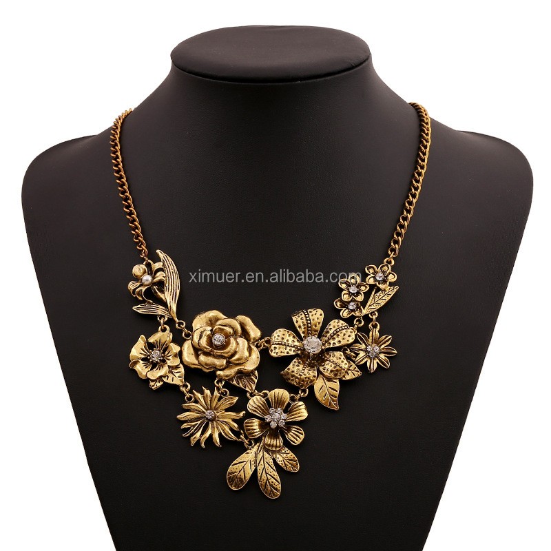Fashion Necklace Factory - Latest Model Fashion Necklace Wholesale Fashion Alloy Jewelry