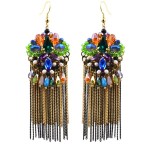 Long Drop Earrings Manufacturer - Wholesale Luxury Women Long Drop Crystal Earrings