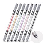 Manual Tattoo Pen Factory - Double Head Colorful Crystal Micblading Eyebrow Lips Pen