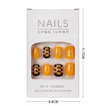 Press on Nails Manufacturer - New OEM Ballerina French Leopard Pearl Artificial Fingernails