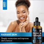 Biotin Liquid Drops Factory - OEM Private Label Biotin Collagen Skin Whitening Hair Growth Supports