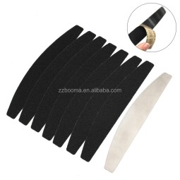 Metal Nail File Factory - Factory Hot Half Moon 100/180 Grit Replaceable Sandpaper Stainless Steel