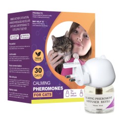 Cat Pheromones Diffuser Factory - Multi-Purpose Household Chemicals Refills Help Anxiety Stress Reduction