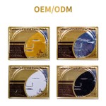 Facial Mask Sheet Manufacturer - Natural Korean Fabric Crystal Collagen 24K Gold Face Mask