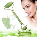 Jade Roller Supplier - Gua Sha Facial Beauty Roller Skin Care Tools Muscle Relaxation