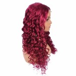 Lace Front Wig Supplier - Loose Deep Wave Transparent HD 360 Full Lace Brazilian Pre Pluck Human Hair