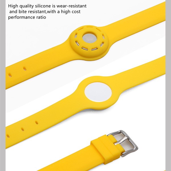 AirTag Dog Collar Manufacturer - New Products Pet Air Tag PU Color Matching Webbing Dog Collar