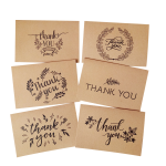 Thank You Card Manufacturer - Private Label Colorful Inserts Praise Labels for Small Business Decor