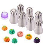 Stainless Steel Piping Tips Factory - Cake Decorating Accessories Stainless Steel Sphere Decoration Piping Icing Tips