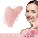Jade Gua Sha Board Manufacturer - Natural Heart Lightening Facial Beauty Scraping Tool