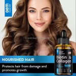 Biotin Liquid Drops Factory - OEM Private Label Biotin Collagen Skin Whitening Hair Growth Supports