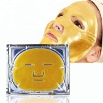 Natural Mask Essence Supplier - Private Label Replenishment Essence 24k Gold Bio Collagen Facial Mask Crystal