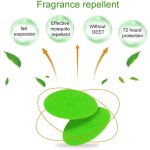 Mosquito Repellent Patches Factory - OEM 100% Safe Yellow Round Anti Mosquito Sticker Kids Adults