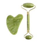 Green Jade GuaSha Factory - Best Selling Real Green Jade Tool Roller for Body Eye