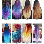 Braiding Hair Extensions Manufacturer - 100g 24Inch High Temperature Ombre Jumbo Synthetic for Twist Crochet Braids