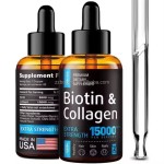 Biotin Liquid Drops Factory - OEM Private Label Biotin Collagen Skin Whitening Hair Growth Supports