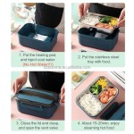 Bento Lunch Box Manufacturer - Stackable BPA Free Food Container 3 Lattices Fork Spoon