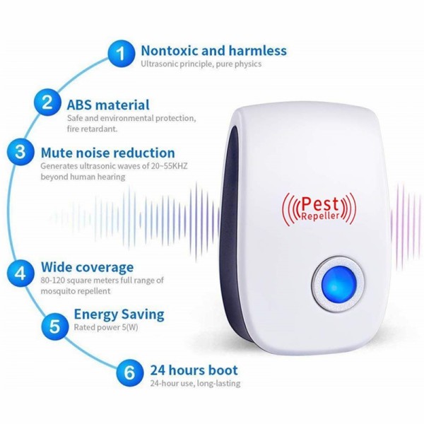 Ultrasonic Pest Repeller Supplier - Best Eco-Friendly Indoor Electric Auto Ultrasonic Mosquito Repellent
