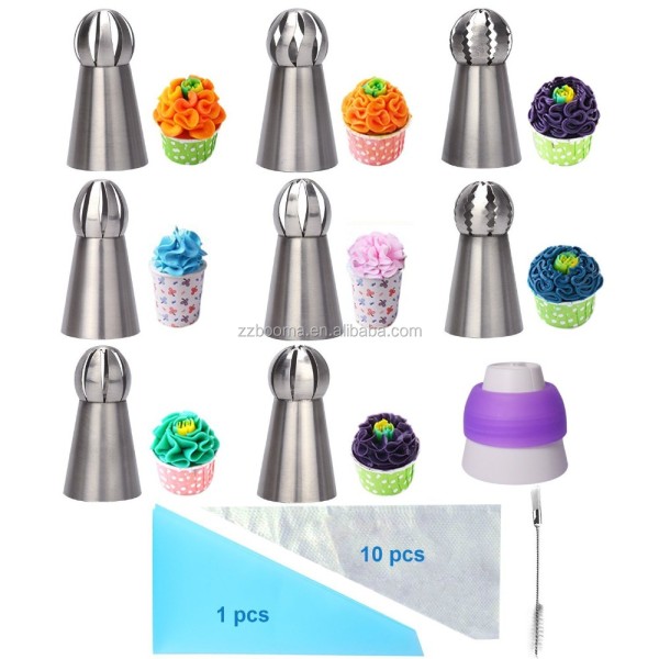 Stainless Steel Icing Nozzles Manufacturer - Russian Pastry Icing Tips Stainless Steel Icing Piping Nozzles